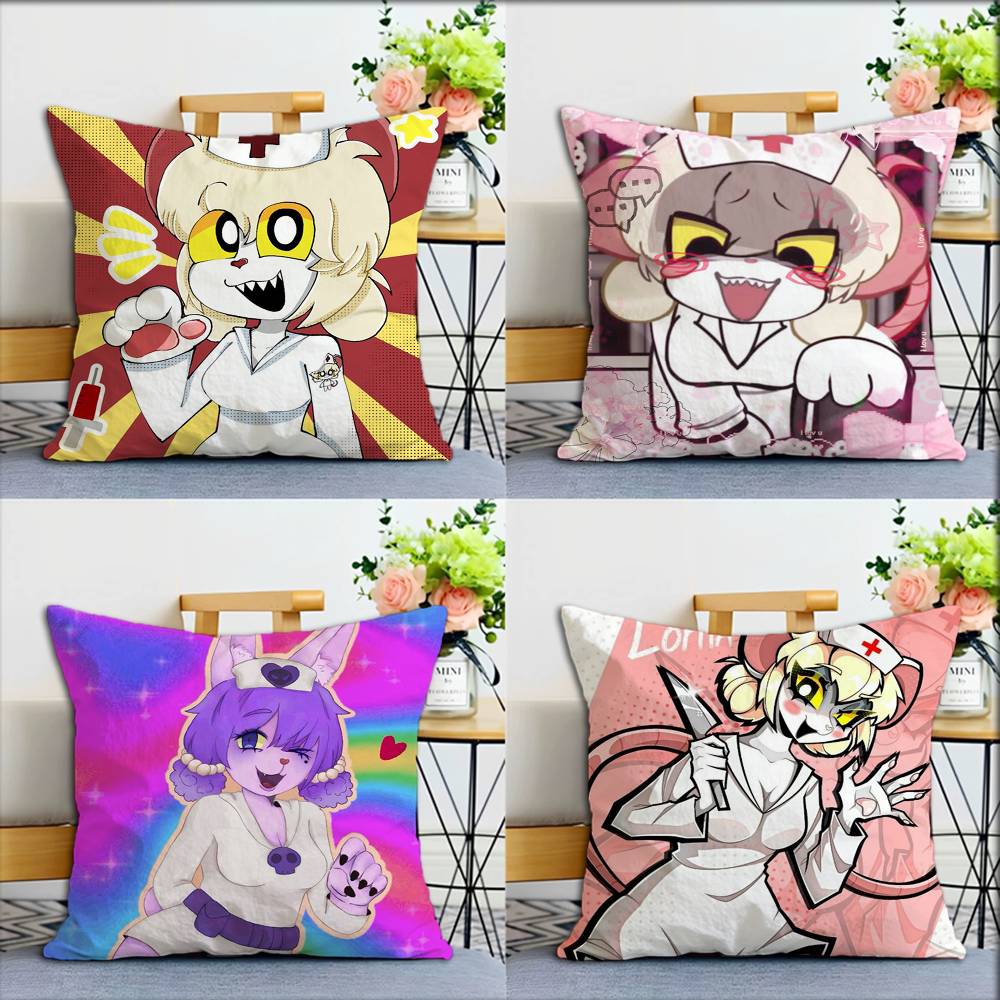Terrible Mouse Lorna World Various Sizes Square Pillow Case For Car Home Bedchamber Decor