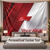 Custom Name Text Tapestry F1 Personalized Polyester Wall Tapestry For Bedroom And Room