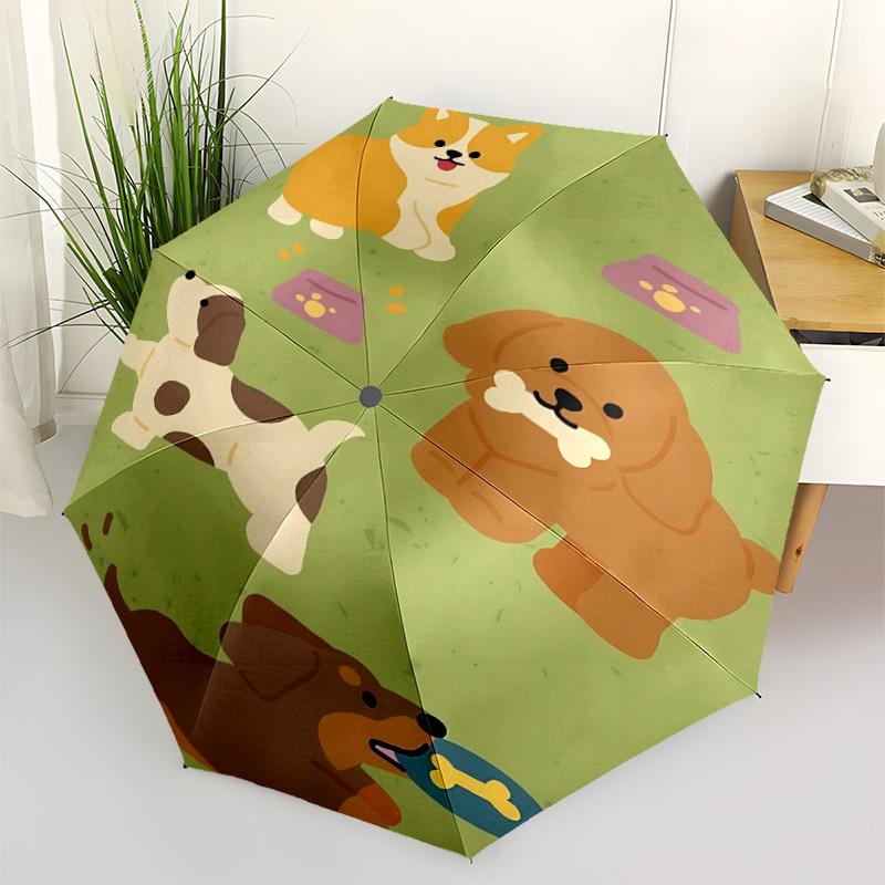 1 st Valpar Lektid Automatiskt Öppnings-/Stängningsparaply med Enknapp, Vindtålig Design Lättviktigt Bärbart Paraply för Kvinnor & Män6044