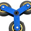 Compact Cart Wheels: Handcart, Stair Climbing, Gold Rubber, Industrial, Caster & Swivel Wheels.