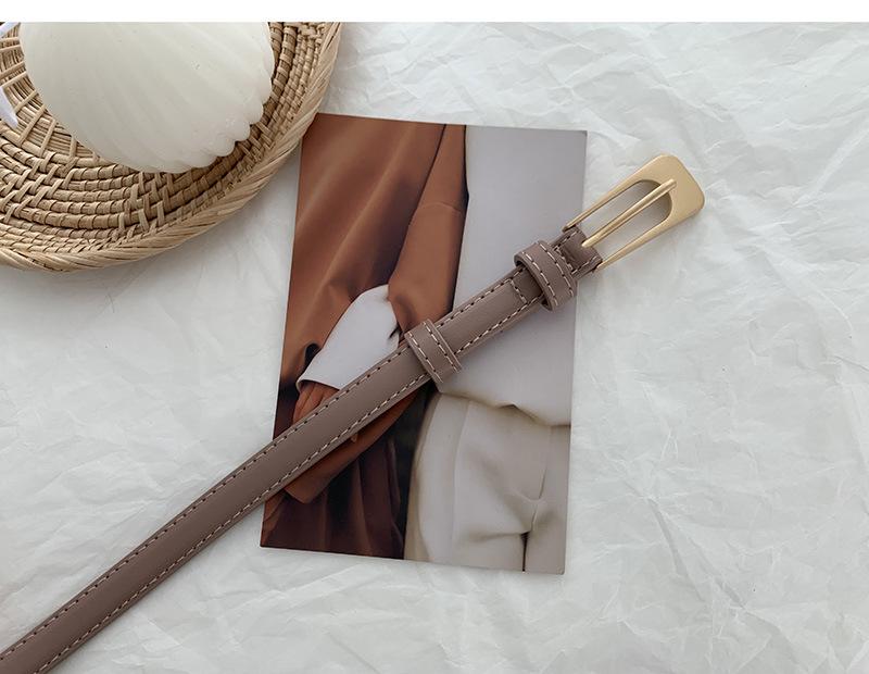 

Inspired Stylish Korean Womens Skinny Belt Perfect For Skirts Sweaters And Denim Milk Tea