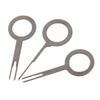 Auto 3 Pcs Electrical Terminal Wiring Crimp Connector Pin Removel Key Tool Kits