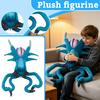 Plüsch-Meeresbewohner-Spielzeug Weiche gefüllte Meeresreptil-Plüschfigur mit Tentakeln und detaillierten Merkmalen für Sammler und zur Präsentation