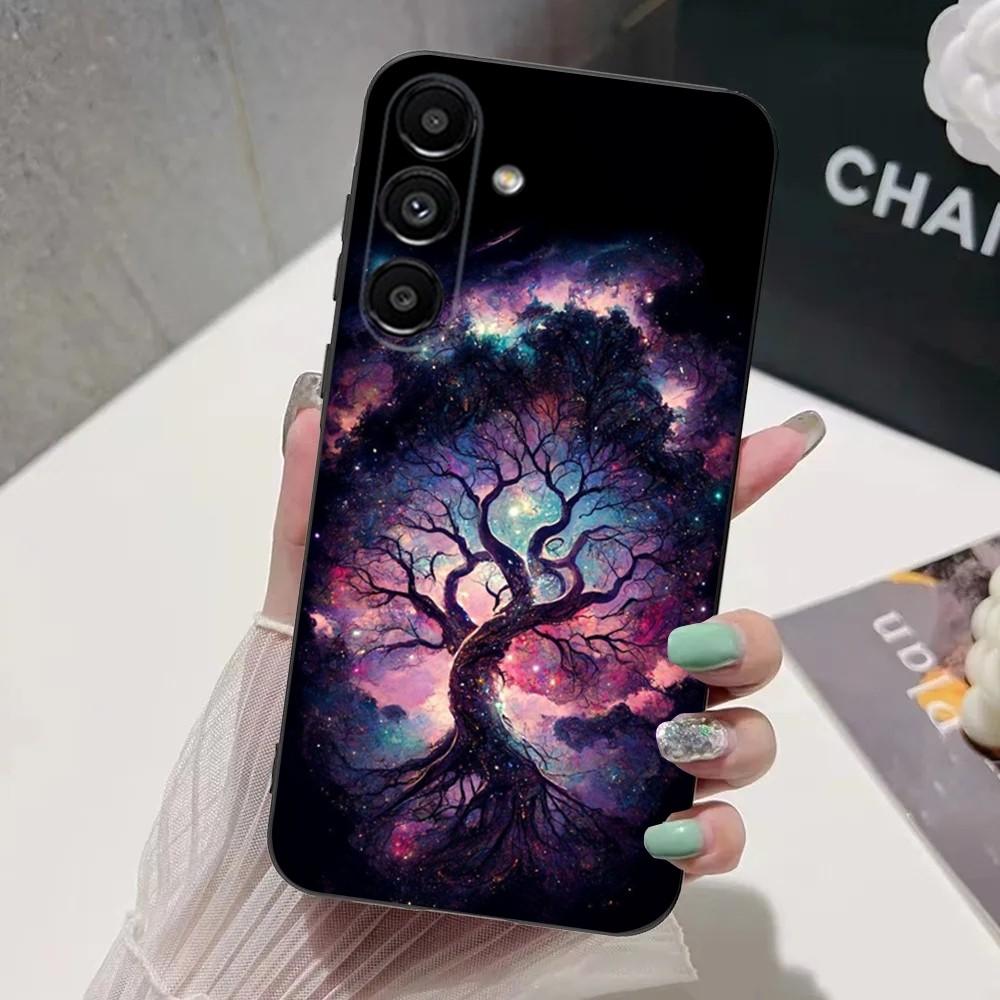 

Tree of Life Space Galaxy Stars Phone Case For Samsung S24,S21,S22,S23,S30,Ultra,S20,Plus,Fe,Lite,Note,10,9,5G Black Soft Cover Samsung S225G