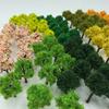 Forest, Selectable Colors, Quantity 50 or 100 Pieces [DauStage] N Gauge Diorama, Railway, Architectural Model, Trees, Scenery, 3cm, 21, Mixed, 90