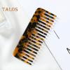 Cellulose Acetate Hair Comb Wide Teeth Anti-static Scalp Massage Pocket Comb Marbling Men Women Wet Dry Short Long Curly Hair Detangling Comb