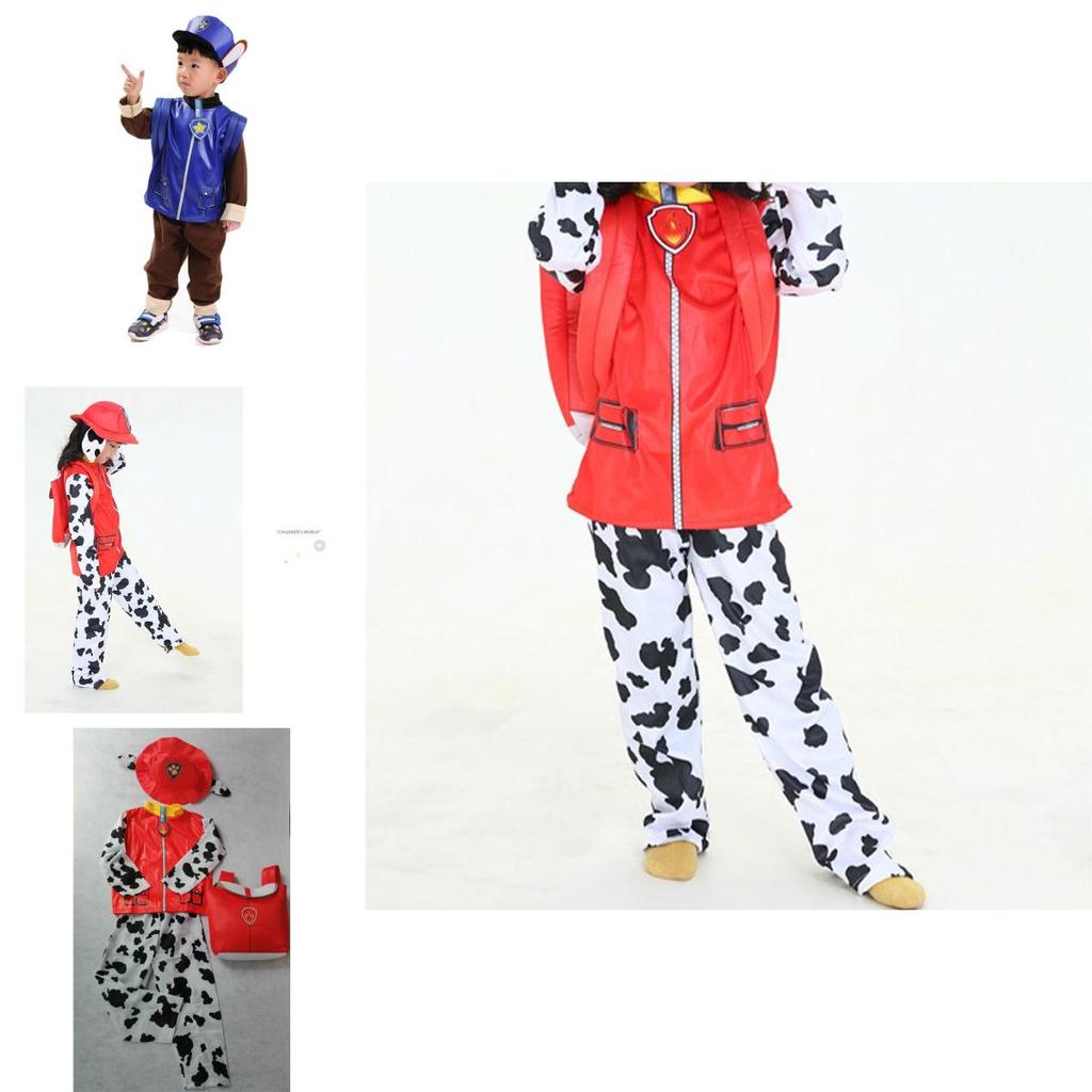 Entzückendes Paw Patrol Kinder Cosplay Kostüm mit Marshall Chase Skye Party-Outfit