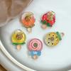Cute Fruit Strawberry Tray Chess Magnetic Nail Tips Display Stand Acrylic Show Nail Holder Practice Gel Polish Fake Nail Showing
