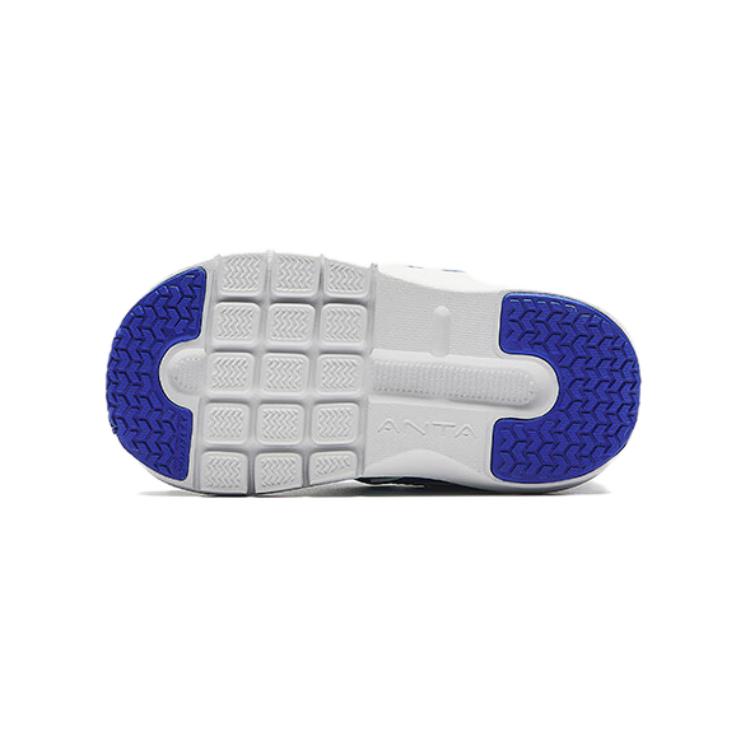 Anta Fashion Classic Baby Walking Shoes Baby Shoes Gray Blue A12430051-3