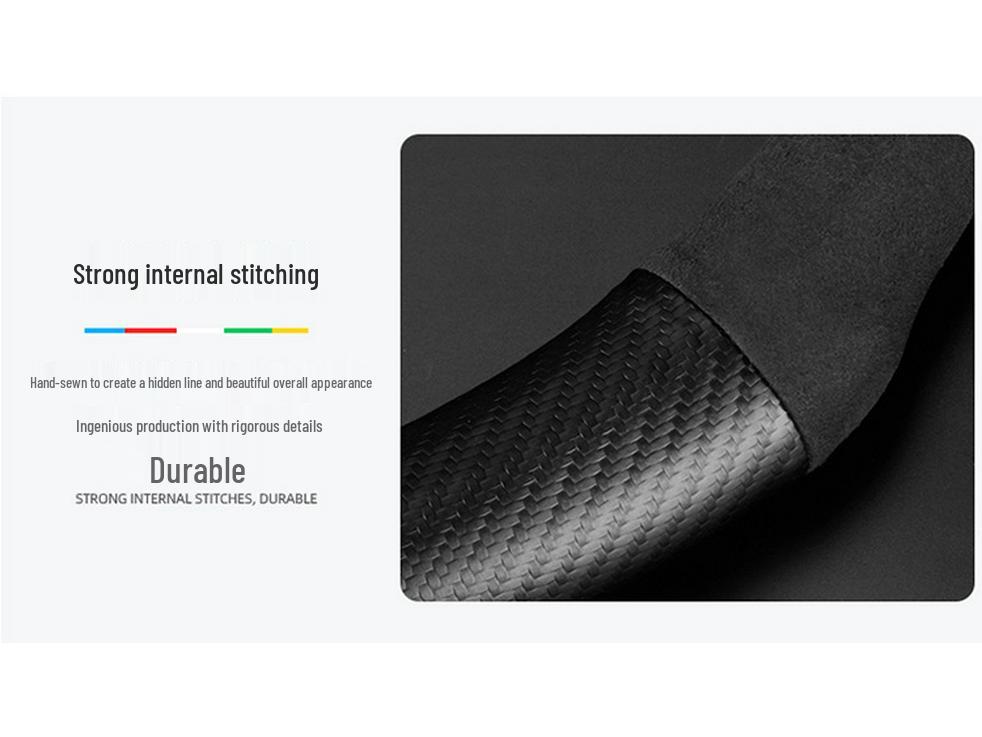 Volkswagen Teramont Stuurhoes (17-23) Suède Koolstofvezel, Universele Pasvorm voor Alle Seizoenen