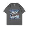 Bombardiro Crocodilo Funny Crocodile Plane Bomber Meme T-shirts Men Women Gothic Vintage T Shirts Casual Humor Oversized T Shirt