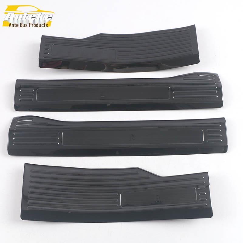 Stainless Steel Door Sill Decorative Strip for 21 Mustang Mach-E