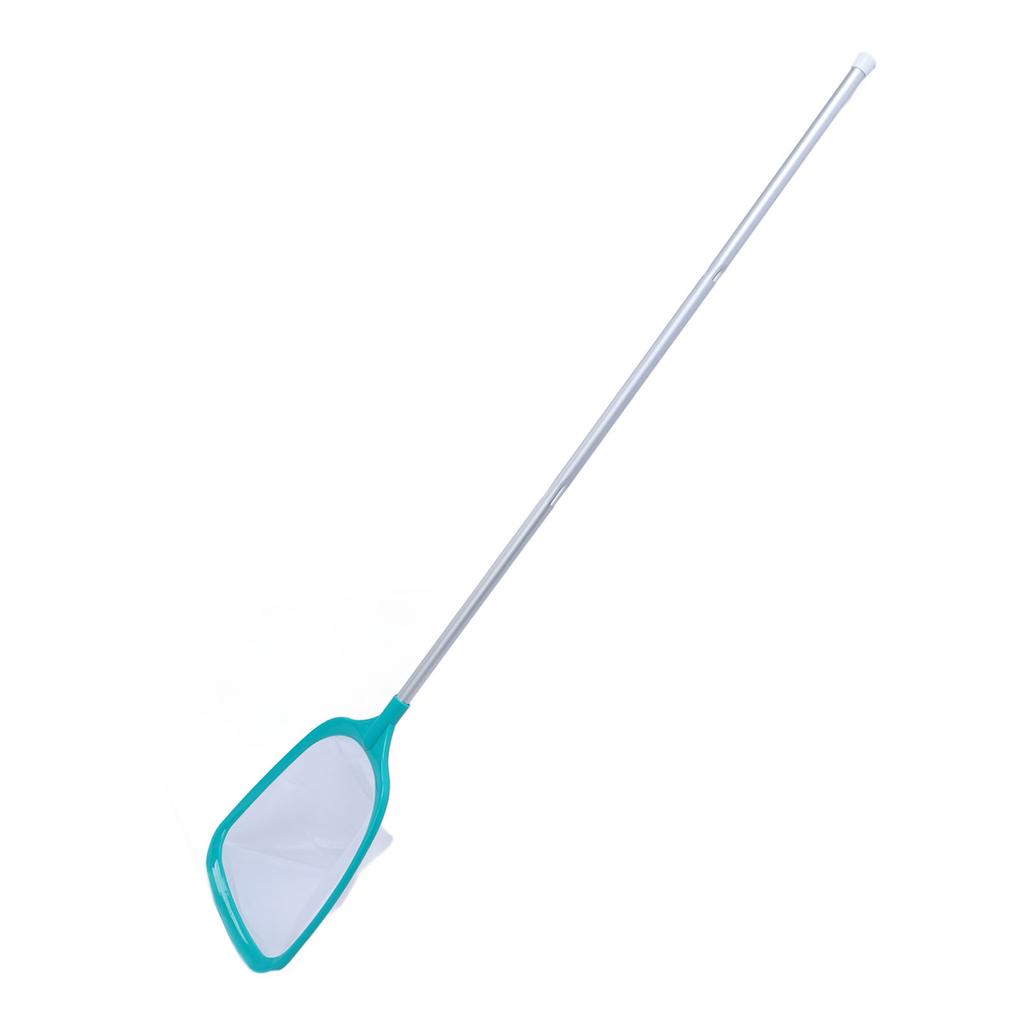 Pool Skimmer Net Fine Mesh Replacement Cleaning Tool Supplies with 3 Section Thread Telescopic Pole