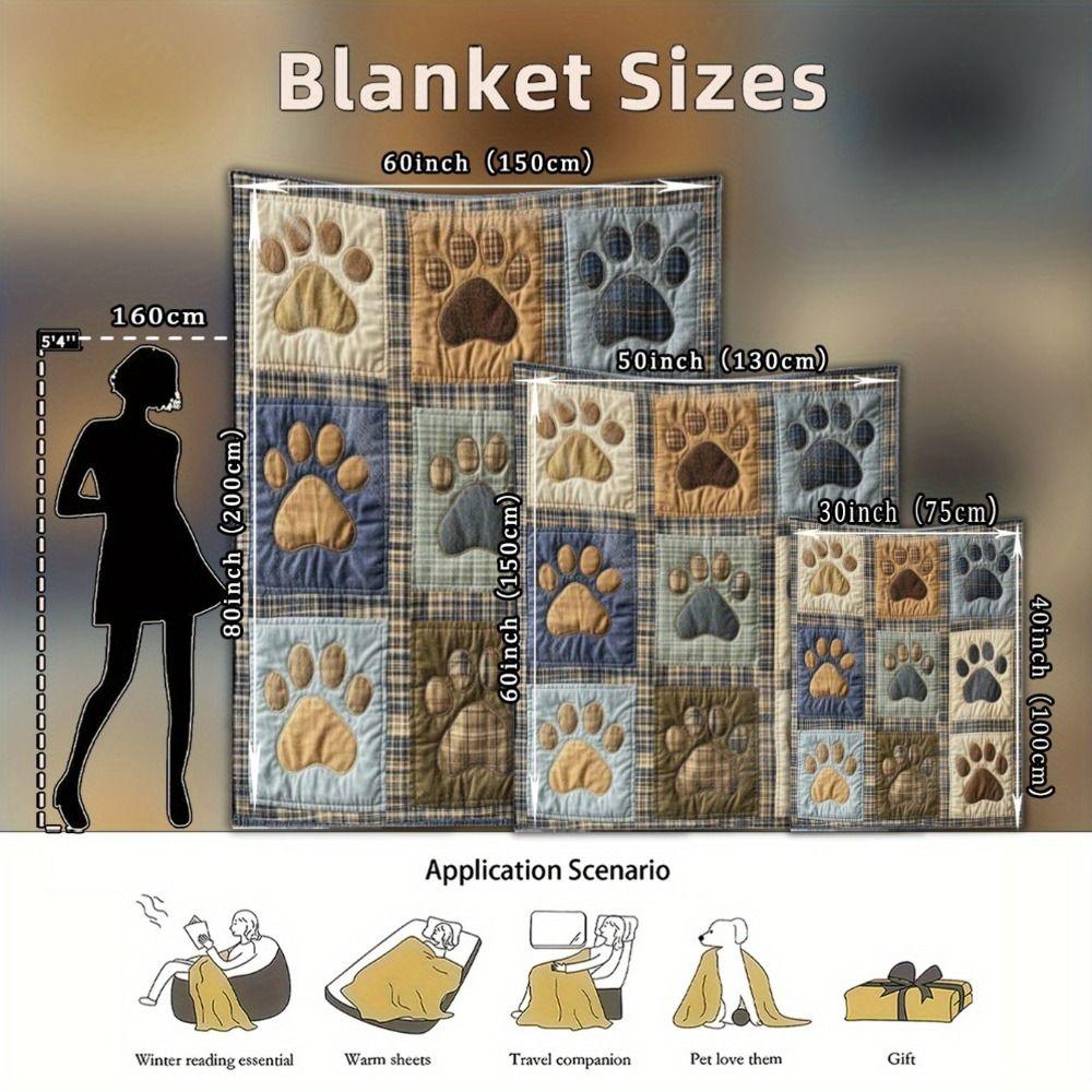 Cartoon Pattern Reversible Blanket Ultra Soft Plush Blanket  for Bed Sofa Couch