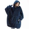 Herbst/Winter Kuschelige Lockere Doppelseitige Fleece Hoodie Decke für Paare