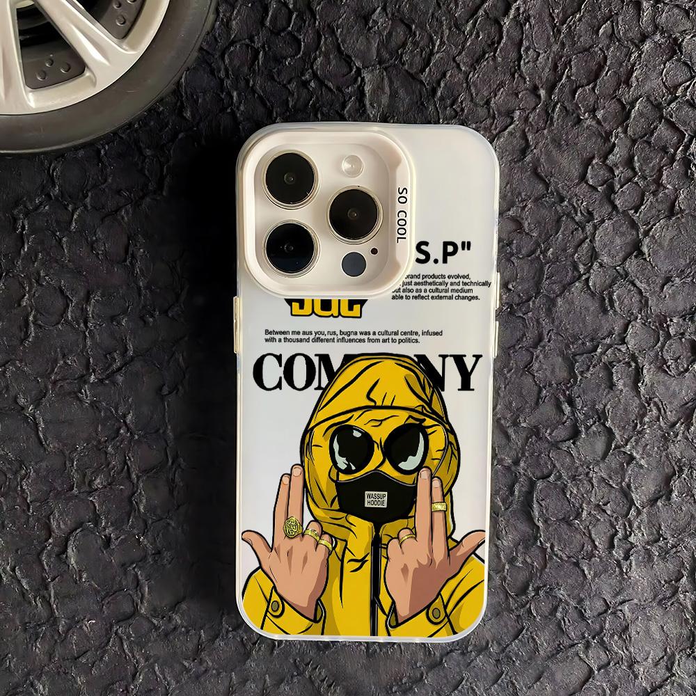 Custodia per Telefono Lusso-C-Cp per IPhone C-ComPanys-luxury-C-Cp 17 16e 16 15 14 13 12 11 Mini Pro Max X XR 8 Air Plus Copertura Posteriore Opaca
