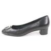 Excellent Salvatore Ferragamo pumps With Gancini Metal black leather Women 8 Used