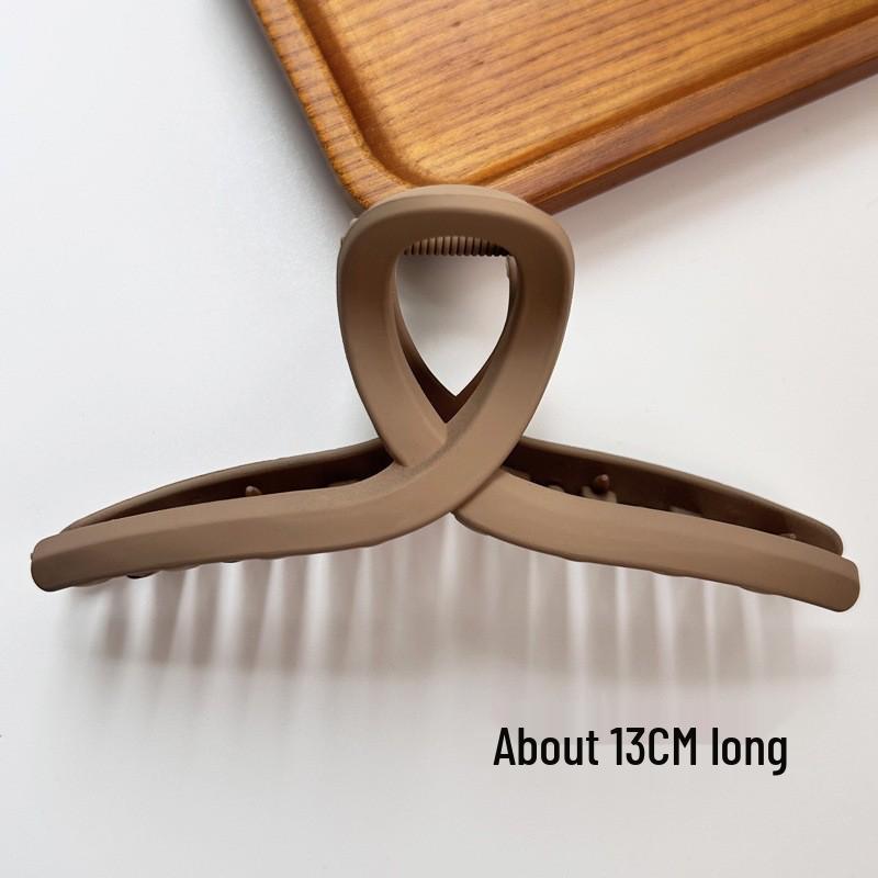 Large French Retro Claw Hair Clip for Elegant Women's Hairstyles.