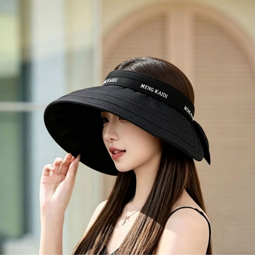 2026 Empty Top Sun Protection Hat Women'S Summer Uv Protection Big Brim Sun Hat Small Outdoor Sun Hat