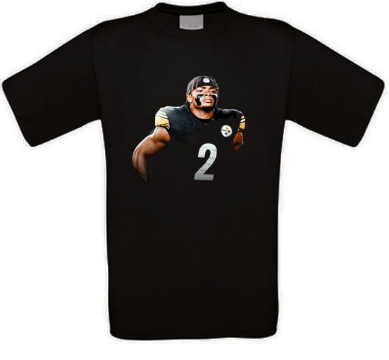 Justin Fields Football Pittsburgh T-Shirt All Sizes S