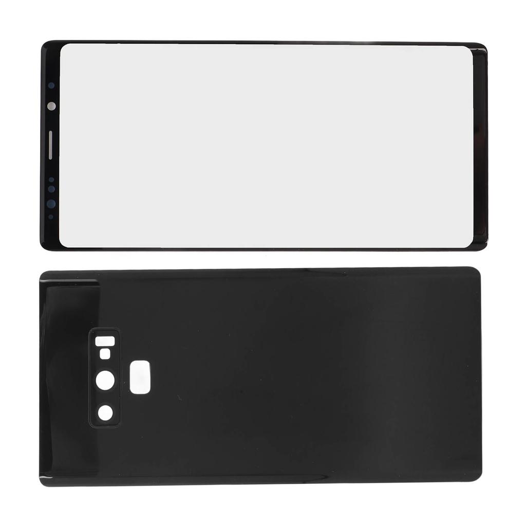 Phone Glass Screen and Rear Door Phone Screen and Rear Panel Repair Kit for Galaxy Note 9 Black