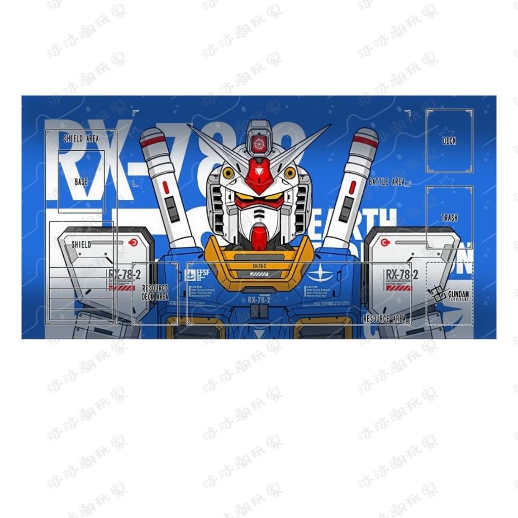 Hot Gundam TCG GCG Custom Rubber Playmat Card Game Mat Single Player Non-Slip Anime Battle Mat for Mobile Suit Gundam Collectors