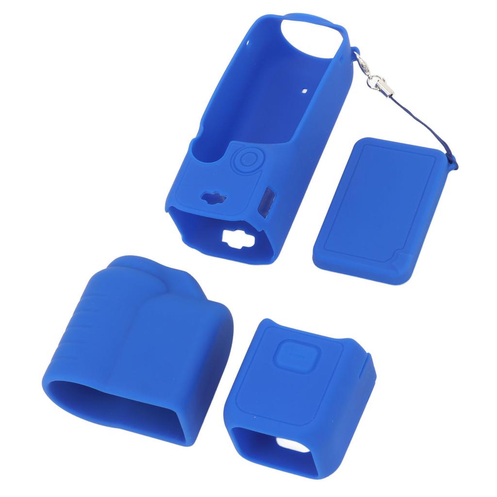 4 in 1 Protective Case Cover for 3 Silicone Screen Lens Protector Sleeve Action Camera Accessories Set with Lanyard
