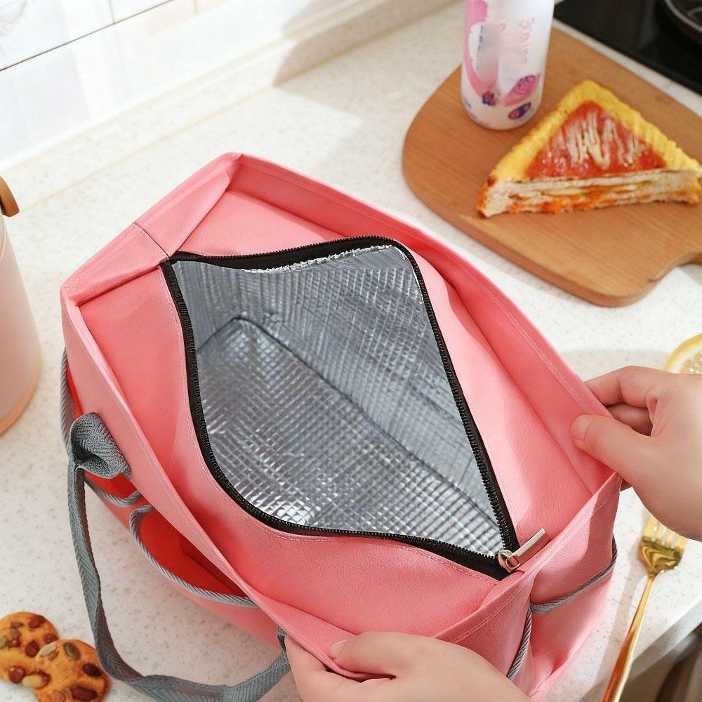 Multi-Pocket Thermal Bag Large Capacity Picnic Bag Portable Insulated  Lunch Bag  Outdoor Use