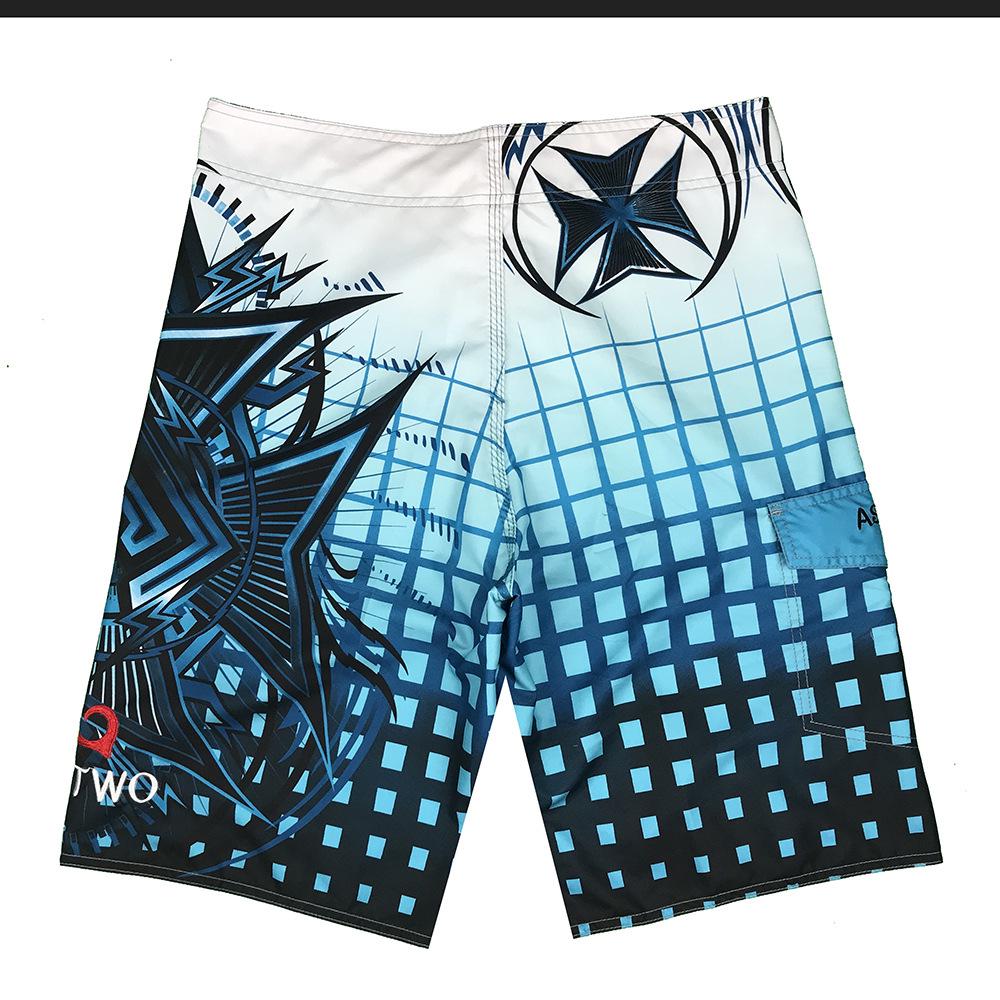 2024 Karierte, schnelltrocknende Freizeit-Reiseshorts für Herren