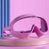 Large Frame Swimming Goggles Anti-fog with Glasses Case Diving Eyewear Silicone Anti-UV Water Racing Glasses Pool