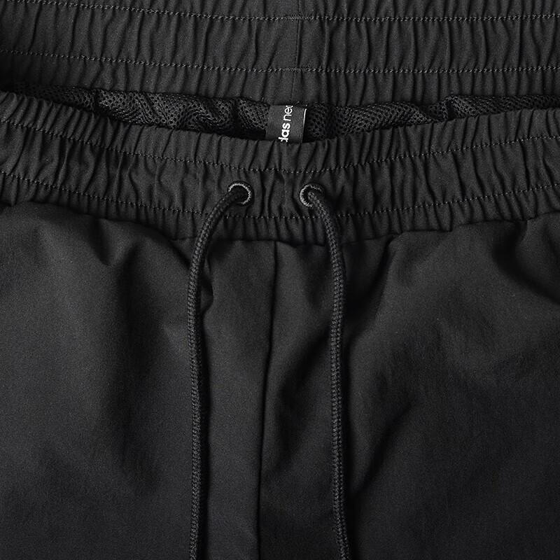 Adidas Neo Culoare Solidă Letter Casual Respirabil Pantaloni scurti sport confortabili Pantaloni scurți pentru femei Negru DM4313