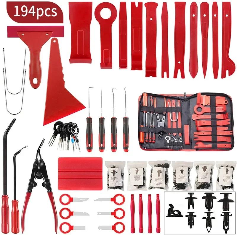 NEW 200PCS/Set Car Trim Removal Tool Pry Kit Car Panel Tool Stereo Removal Tool Kit Auto Hand-held Disassembly Tools