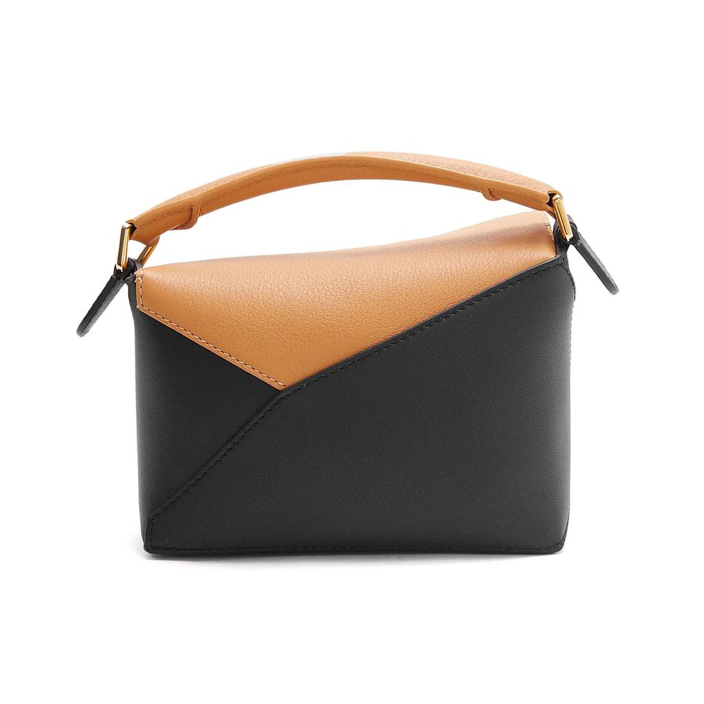 Loewe Taška 24 Jaro Léto Odnímatelný ramenní popruh Zip Otevřená Geometrické linie Kožená Mini ramenní crossbody taška A510P88X30-2727