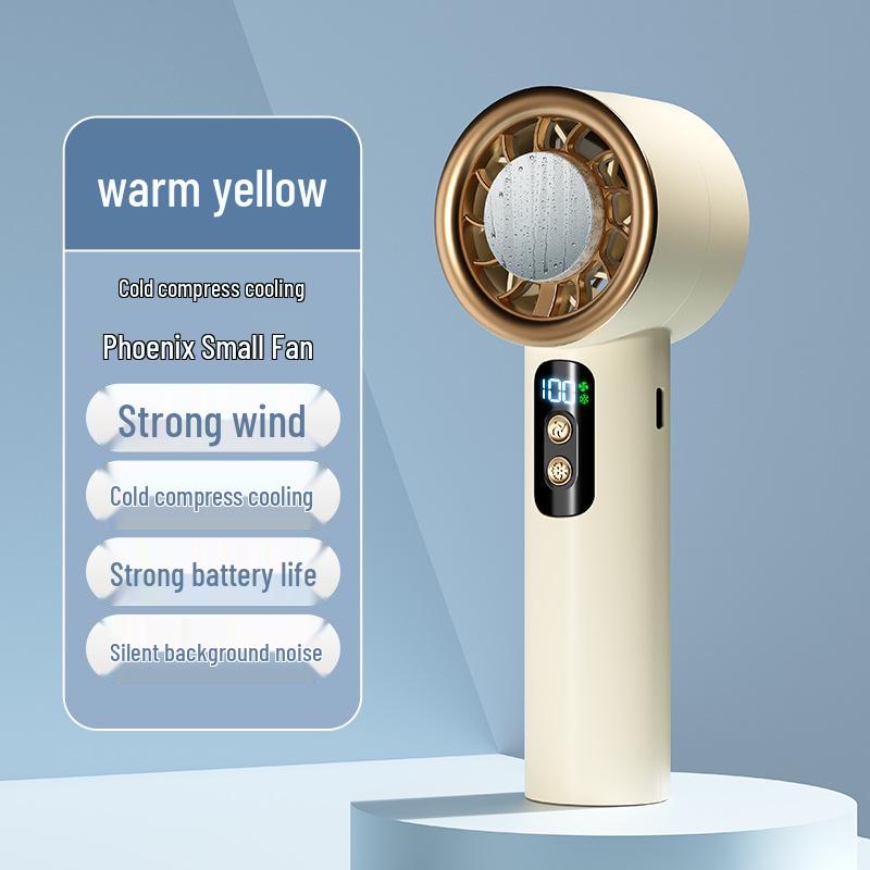 Portable Rechargeable Neck Hanging Mini Handheld Desktop Fan