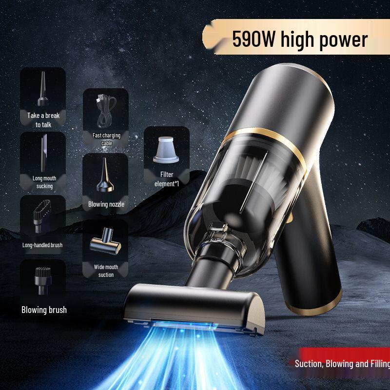 

High Suction Wireless Handheld Car Vacuum Cleaner with Dual Blow-Suction Includes 10-Year Warranty