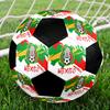 Der Tricolor Fußball Bunt Für Alle Altersgruppen Maschinengenäht PVC Wettkampfbereit Langlebig Hoher Rückprall. GRÖSSE 5