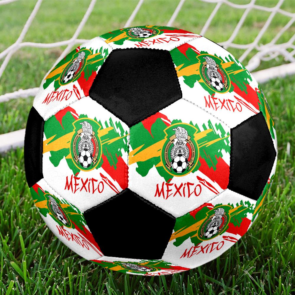 Der Tricolor Fußball Bunt Für Alle Altersgruppen Maschinengenäht PVC Wettkampfbereit Langlebig Hoher Rückprall. GRÖSSE 5