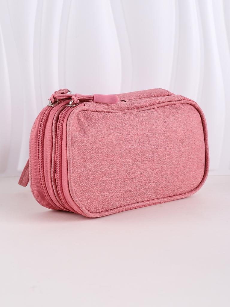 Single/Double Pencil Case Basic Style Large-Capacity Pencil Case Back-To-School Gift For Friends Stationery Box Pencil Case