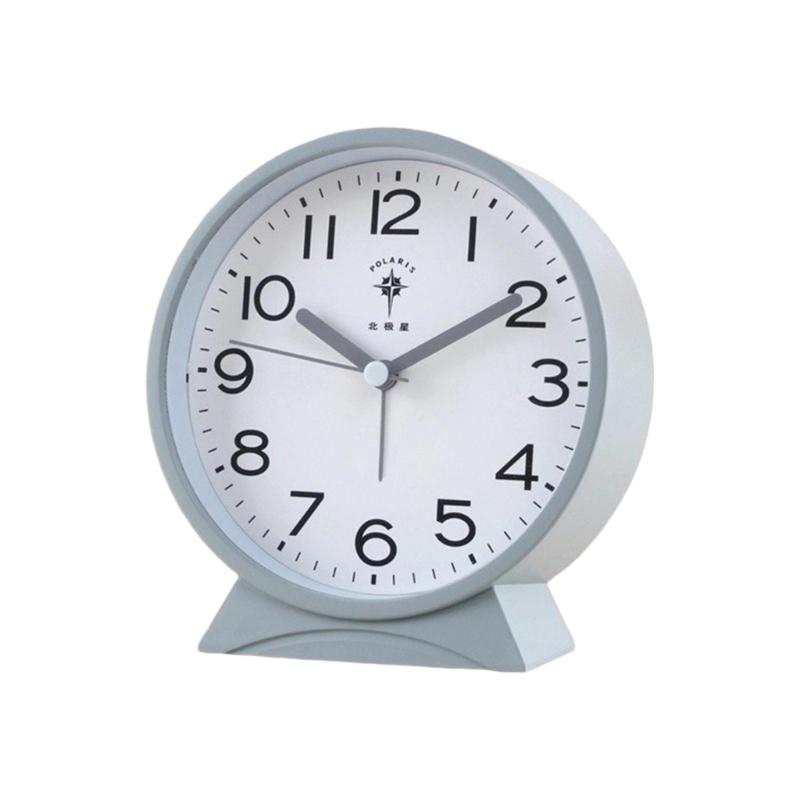 

Simple Child Friendly Quiet Alarm Clock Big Numerals Display for Easy Reading сірий колір