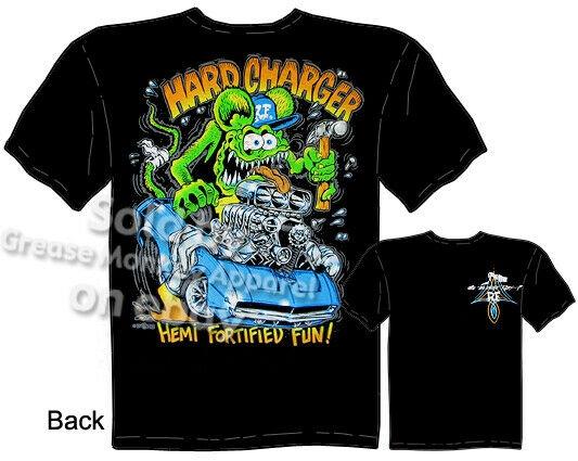 

Футболка унисекс 1969 Charger Rat Fink 69 Футболка Hemi Mopar Ed Roth L 3