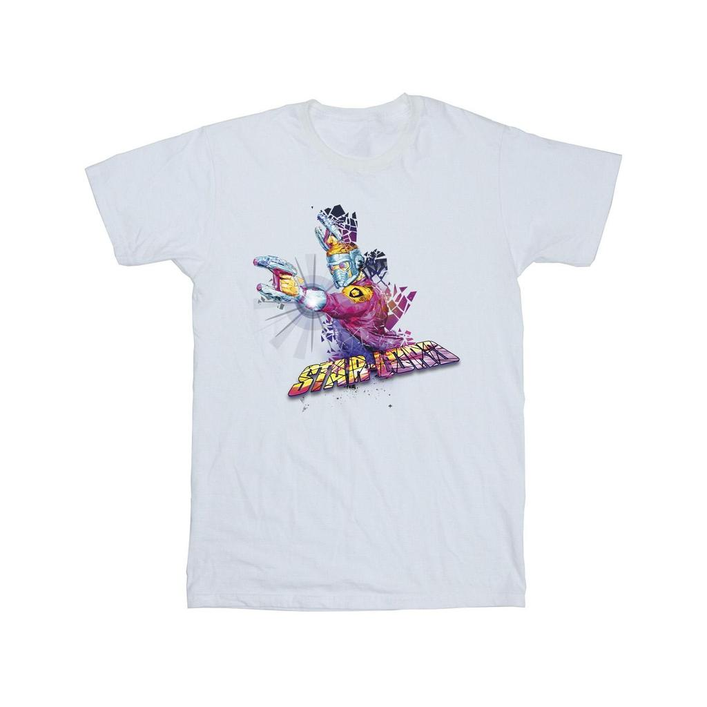 Marvel Mens Guardians Of The Galaxy Abstract Star Lord T-Shirt