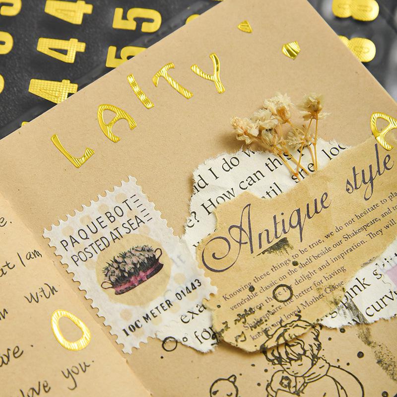 Waterproof Alphabet & Number Stickers: DIY Decorative Adhesive Labels