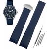 Yoyostrap Tag Heuer Gumový Řemínek na Hodinky 22mm Silikonový Měkký D-Spona