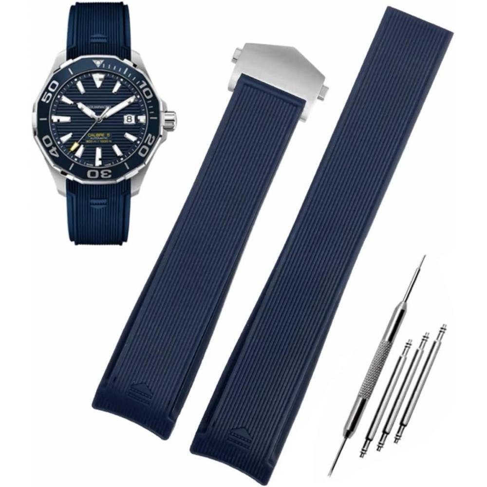 

Ремешок Yoyostrap для часов Tag Heuer, резиновый, 22 мм, силиконовый, с мягкой D-образной пряжкой