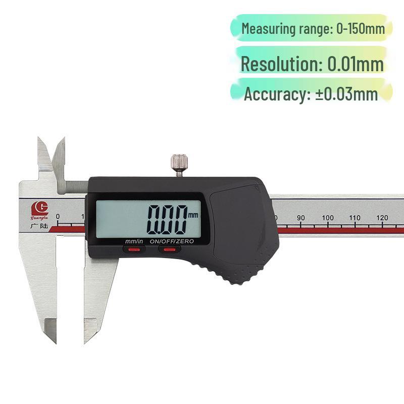 Guilin Guanglu Non-Magnetic Digital Vernier Caliper 0-150mm/200mm with Magnetic Shielding