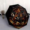 1pc Hogwarts Crest Automatic Opening/closing Umbrella, Foldable Sunshade, Perfect Gift for Friends, Durable Plastic Handle y250808073