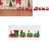 Delizioso Treno di Legno Decorazione Natalizia Regalo Ideale per le Feste per Bambini e Scuole