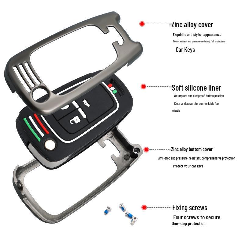 Buick Key Cover for 2021 Excelle GT, Old Regal, Encore, LaCrosse, GL8, and Verano Models