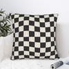 Pillow Case Black and White Check Custom  Pillow Cover For Office Car Home Decor Cute Funny Pillowcases