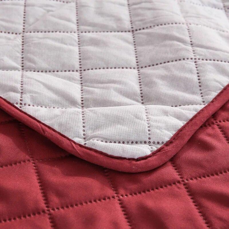 Gesteppte Rutschfeste Sofabezüge für Haustiere 1/2/3 Sitzer Sofa Handtuch Einfarbig Sessel Möbel Schutz Couchbezug